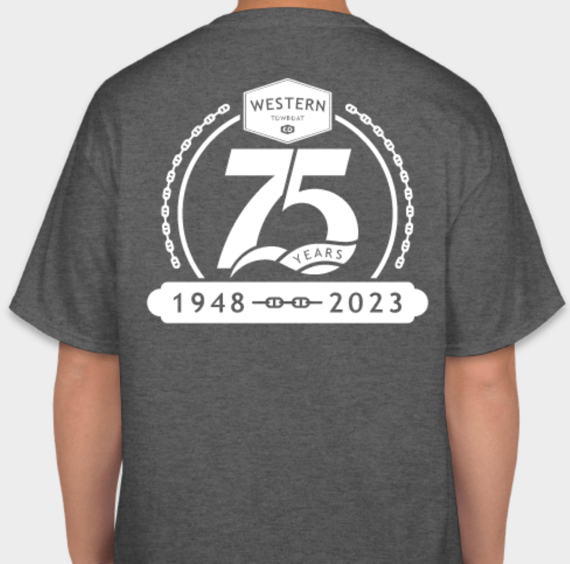 WTB 75TH Anniversary shirt Charcoal