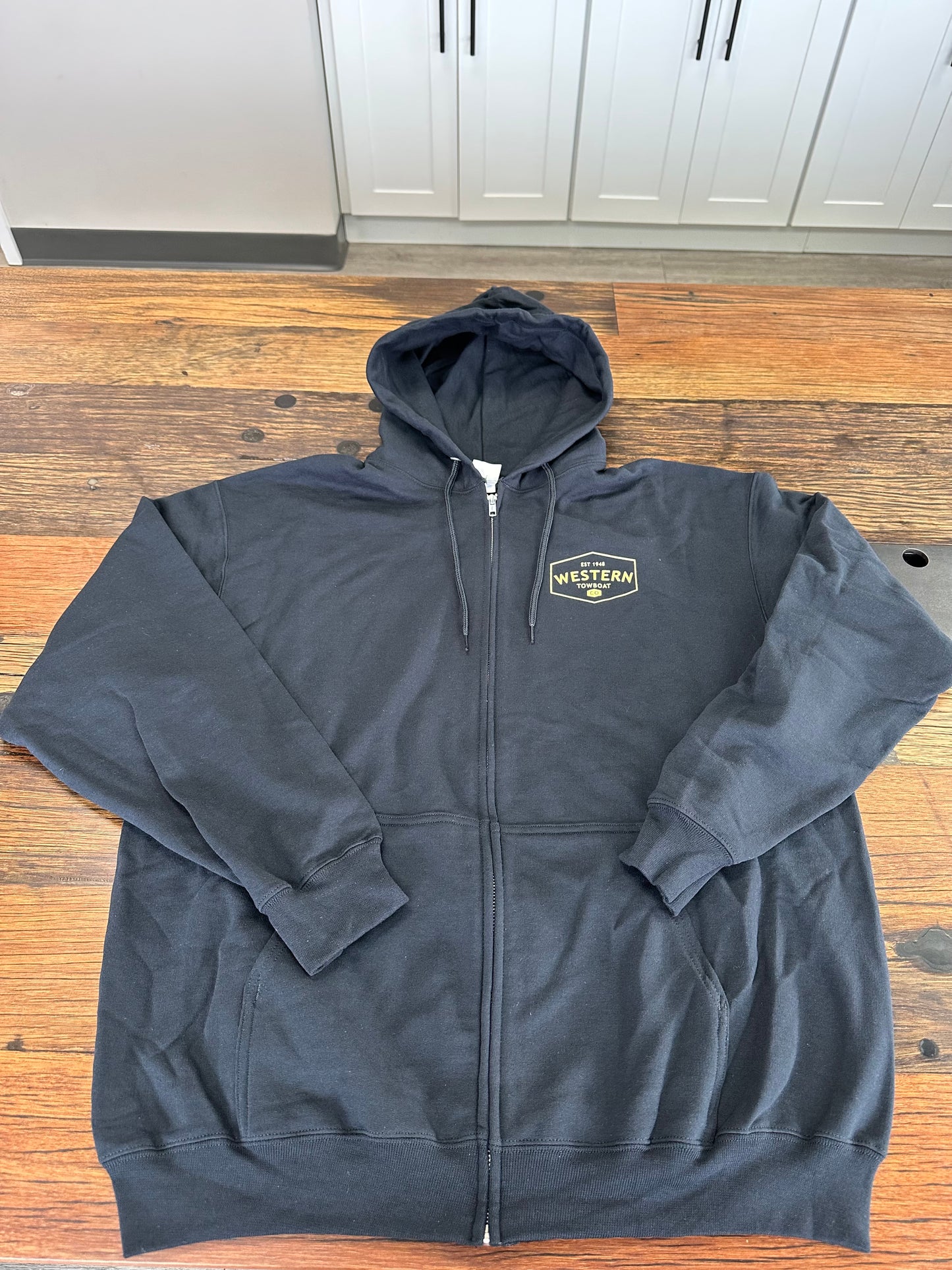 WTB zip up hooded sweatshirt