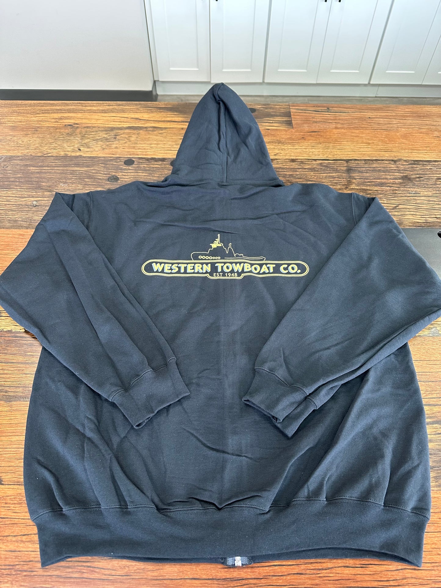 WTB zip up hooded sweatshirt