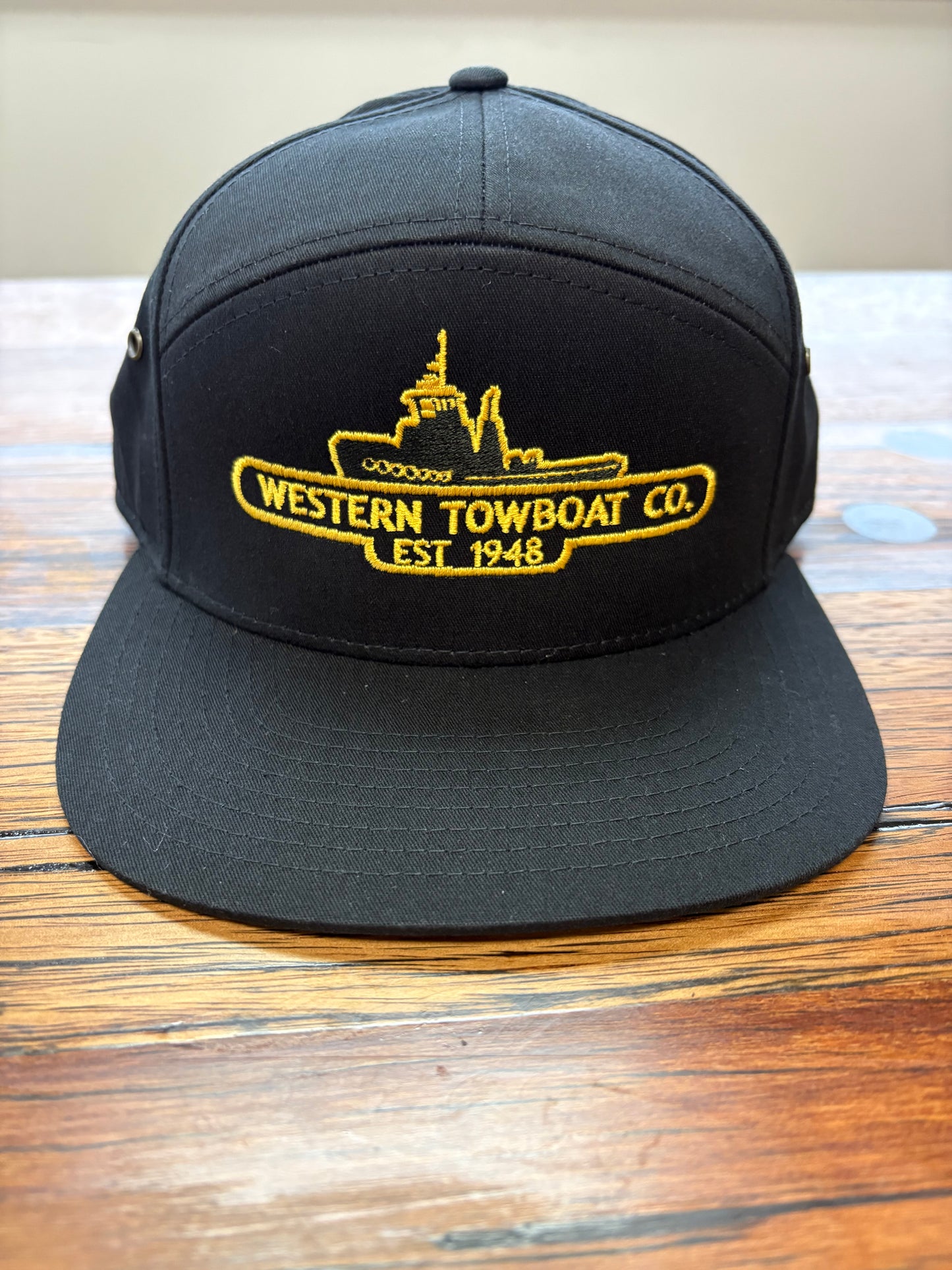 5 panel WTB new boat logo hat